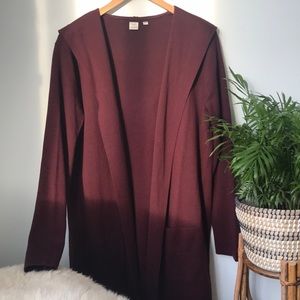 Twik hooded cocoon cardigan